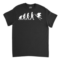 Skiing T  Shirt Skiing Evolution Gift T  Shirt Classic T-shirt | Artistshot