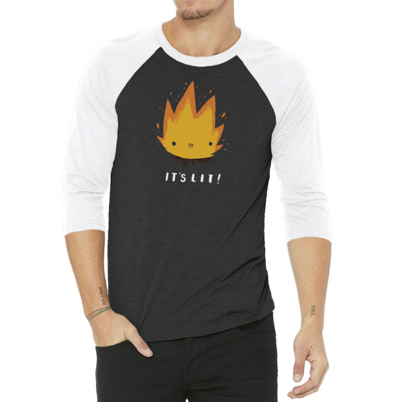 Its Lit! 3/4 Sleeve Shirt | Artistshot