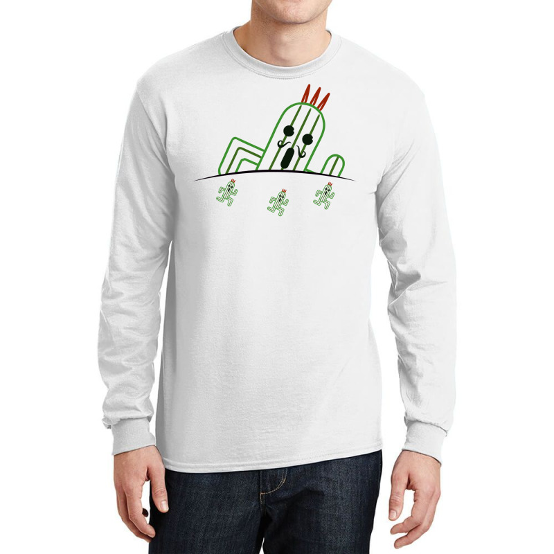 Jumbo Cactuar And Friends   Final Fantasy Long Sleeve Shirts by togkszosimed | Artistshot