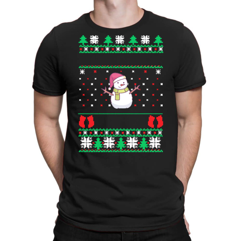 Snowman T  Shirt Snowman Ugly Christmas T  Shirt T-shirt | Artistshot