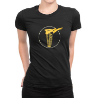 Funny Dabbing Glockenspiel Percussion Players Ladies Fitted T-shirt | Artistshot