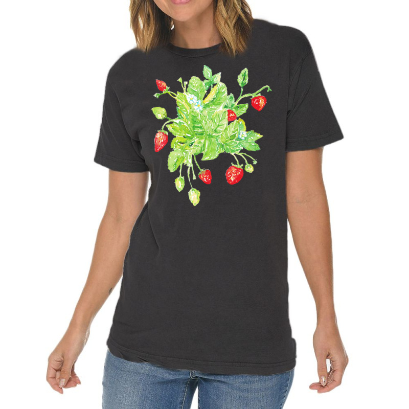 Strawberry Kitchen Decor T  Shirt Strawberry Kitchen Decor Vintage T-shirt | Artistshot