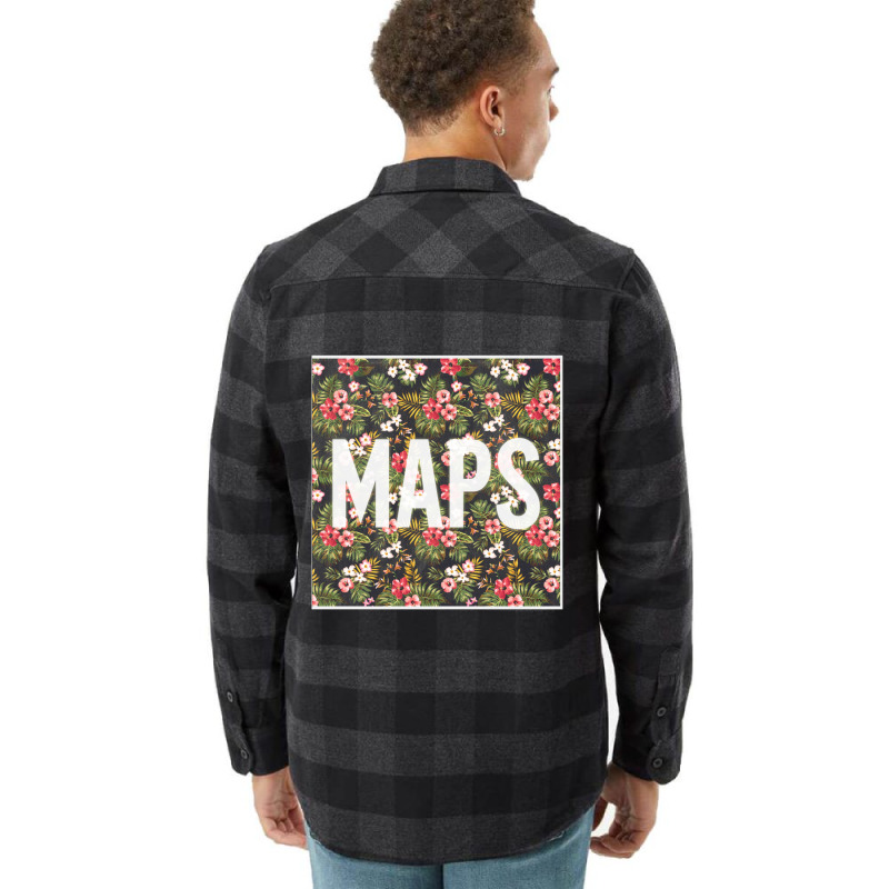 Maps Flannel Shirt | Artistshot