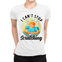 Womens Lottery I Can't Stop Scratching Scratch Off Lotter Men Women V Ladies Fitted T-shirt | Artistshot