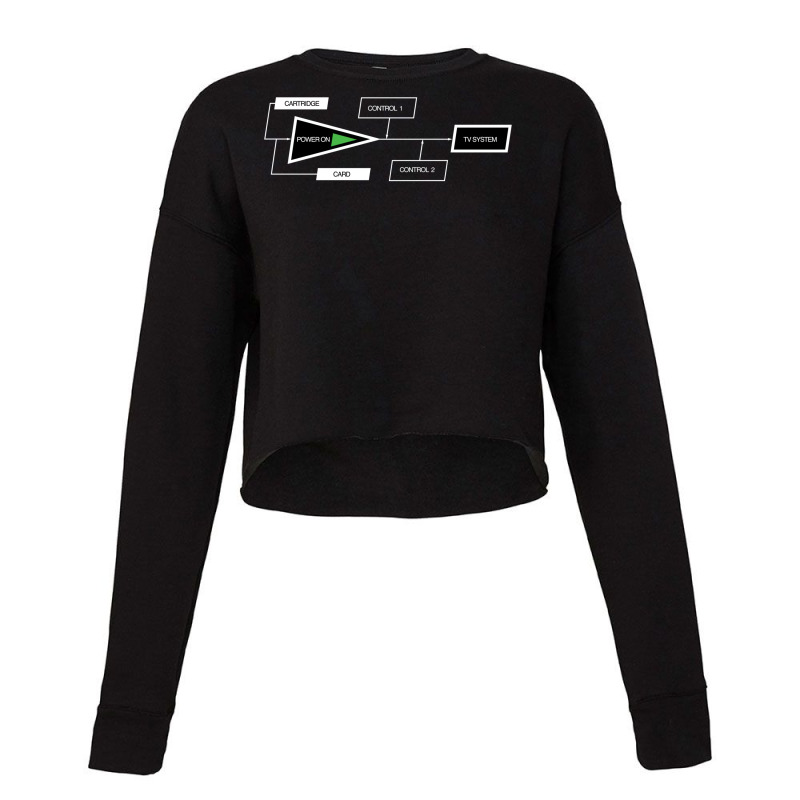 A True Sega Master System Lover Cropped Sweater | Artistshot