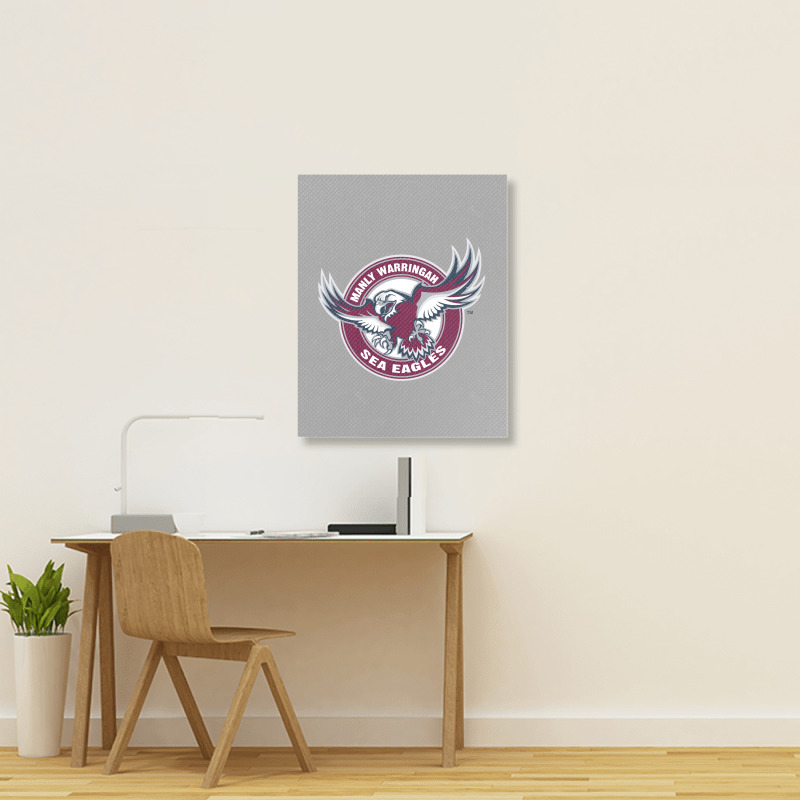 The-manly-warringah-sea-eagles-pen Portrait Canvas Print | Artistshot