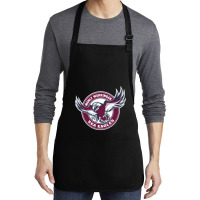 The-manly-warringah-sea-eagles-pen Medium-length Apron | Artistshot