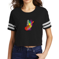 Illustration Of Musical Instruments  Music Scorecard Crop Tee | Artistshot