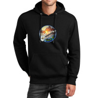 Electric Sunset Pandemic Moon Unisex Hoodie | Artistshot