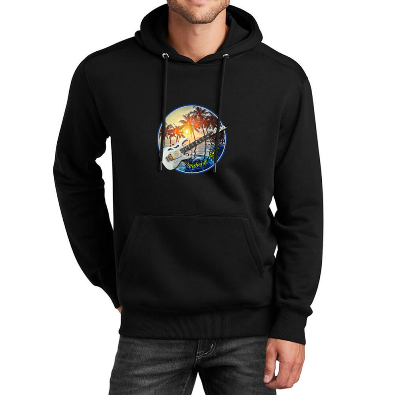 Electric Sunset Pandemic Moon Unisex Hoodie | Artistshot