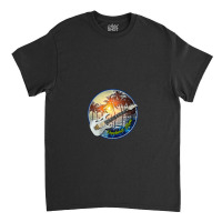 Electric Sunset Pandemic Moon Classic T-shirt | Artistshot