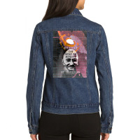 Gandhi Ladies Denim Jacket | Artistshot