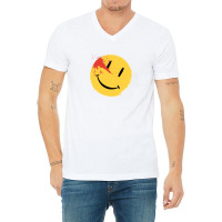 Bloody Smile V-neck Tee | Artistshot