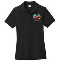 I Love My Dachshund Sausage Dog Valentines Weenie T Shirt Ladies Polo Shirt | Artistshot