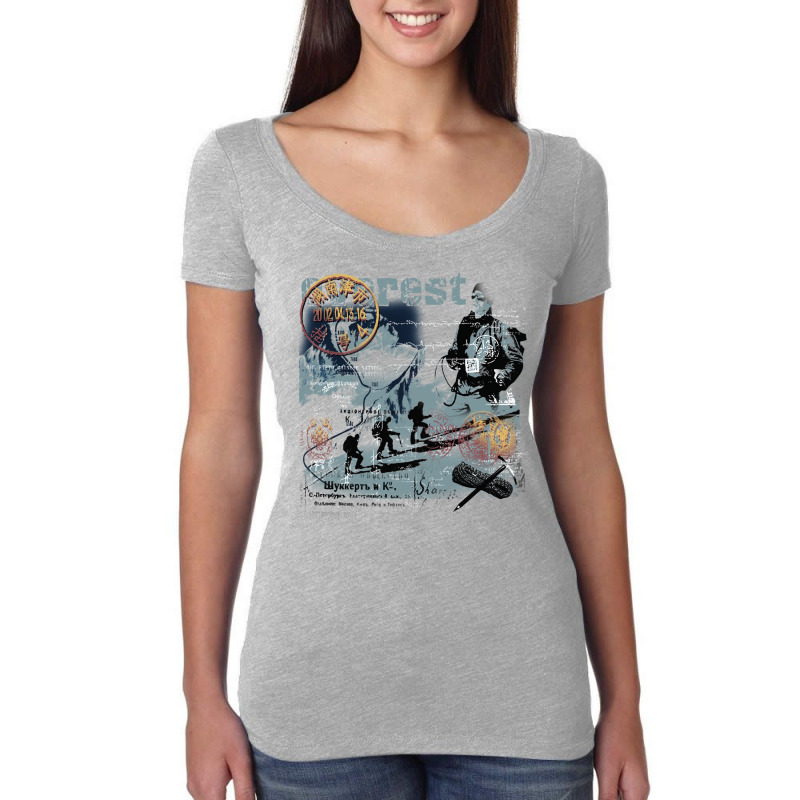 Everest Women's Triblend Scoop T-shirt by ukusfockn | Artistshot