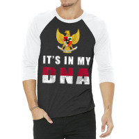 Indonesia,indonesian,indonesia Flag. T Shirt 3/4 Sleeve Shirt | Artistshot