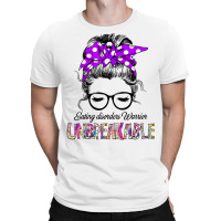 Eating Disorders Warrior Ribbon Unbreakable T Shirt T-shirt | Artistshot