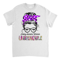 Eating Disorders Warrior Ribbon Unbreakable T Shirt Classic T-shirt | Artistshot