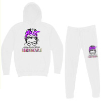 Eating Disorders Warrior Ribbon Unbreakable T Shirt Hoodie & Jogger Set | Artistshot