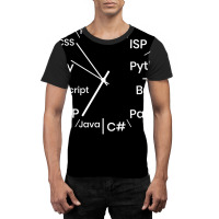 Programming Language Clock Computer Phyton Java Ruby C++ Pullover Hood Graphic T-shirt | Artistshot