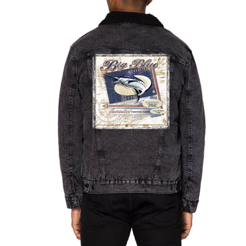 Big Game Fishing Unisex Sherpa-lined Denim Jacket | Artistshot