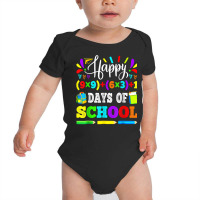 Happy 100 Days Of School 100th Math Equation Teacher Kids T Shirt Baby Bodysuit | Artistshot