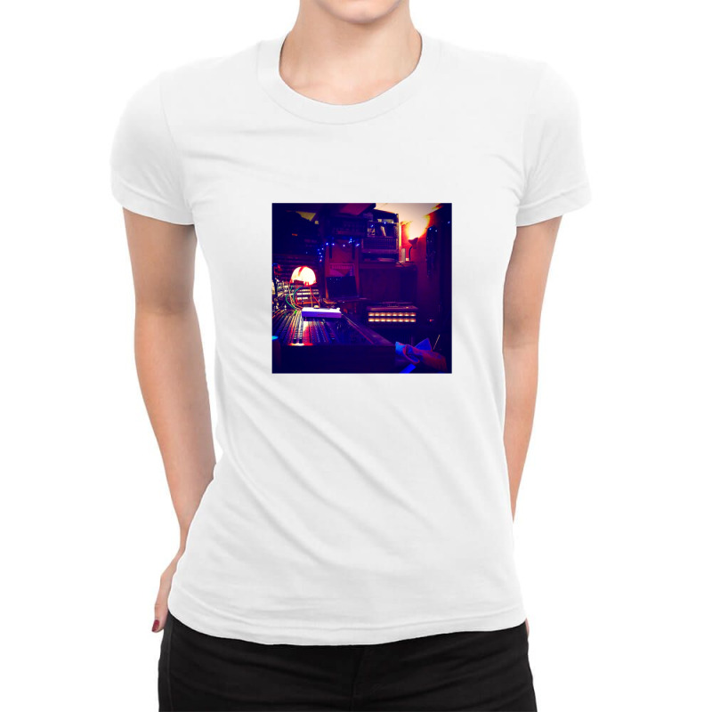 Retro Tape Recording Studio   1 Ladies Fitted T-Shirt by AshliBuol | Artistshot