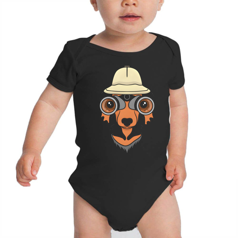 Artistshot Limited Edition Dachshund Detective Dachshund Detective Baby Bodysuit by lykhongduong9enev3 | Artistshot