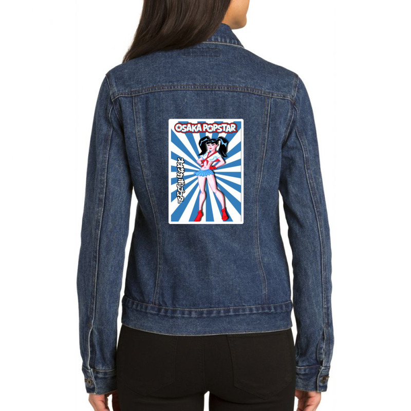 Osaka Popstar 24 Ladies Denim Jacket by EdieGretchen | Artistshot