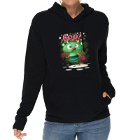 Cartoon Cute Confused Green Horn Monster Boo Lightweight Hoodie | Artistshot