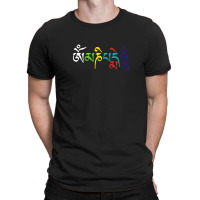 Om Mani Padme Hum- Buddhist Mantra Design T-shirt | Artistshot