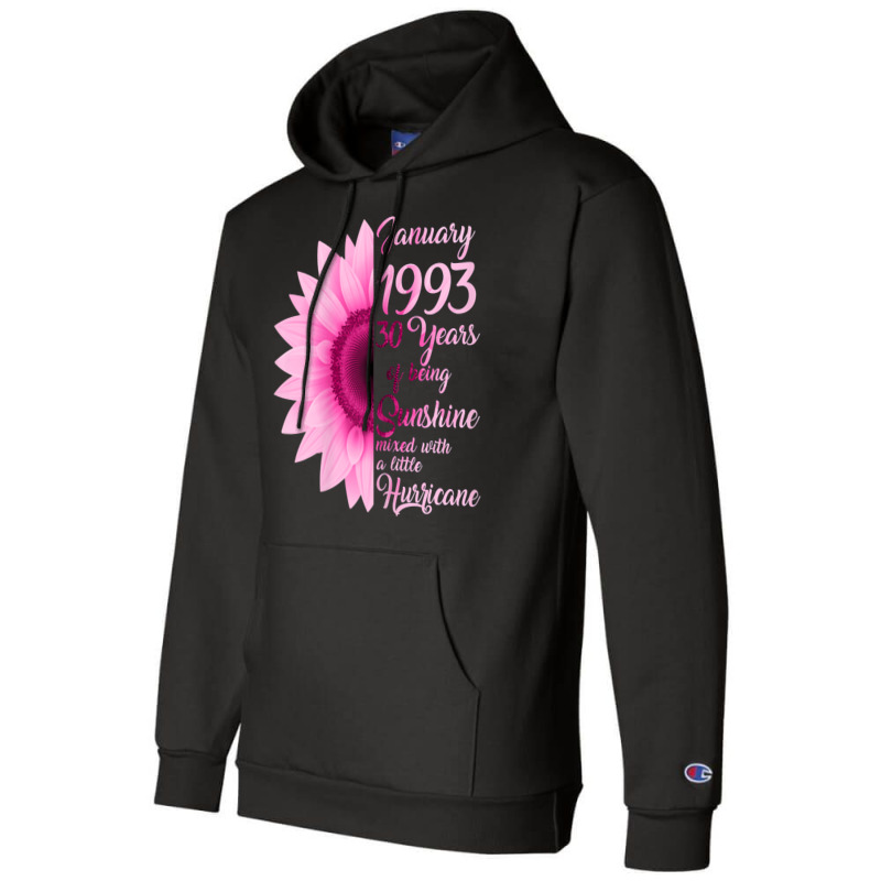 Womens January Girl 1993 Tshirt 30 Years Old 30th Birthday Gift T Shir Champion Hoodie | Artistshot