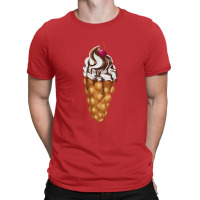 Bubble Waffle Ice Cream T-shirt | Artistshot