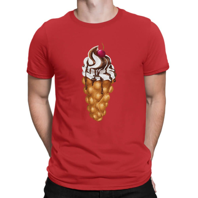 Bubble Waffle Ice Cream T-Shirt by semartahu | Artistshot