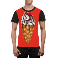 Bubble Waffle Ice Cream Graphic T-shirt | Artistshot