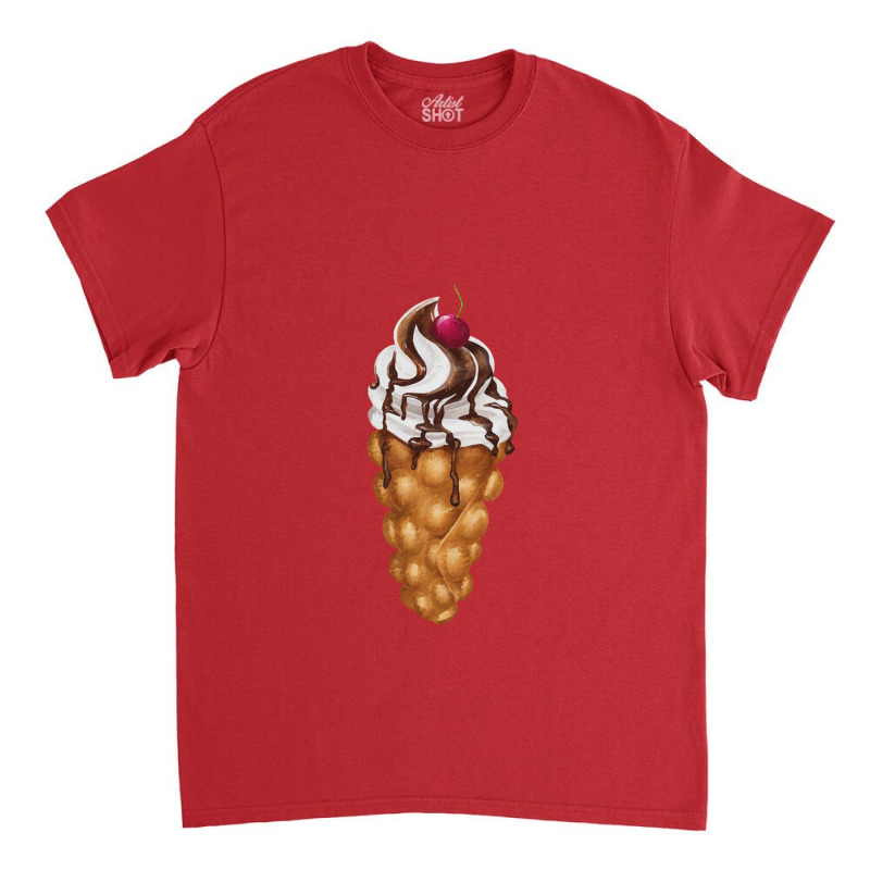 Bubble Waffle Ice Cream Classic T-shirt by semartahu | Artistshot