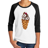 Bubble Waffle Ice Cream Youth 3/4 Sleeve | Artistshot