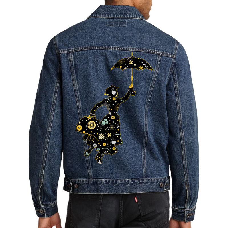 Mary Poppins Men Denim Jacket by Shirley J Blalock | Artistshot