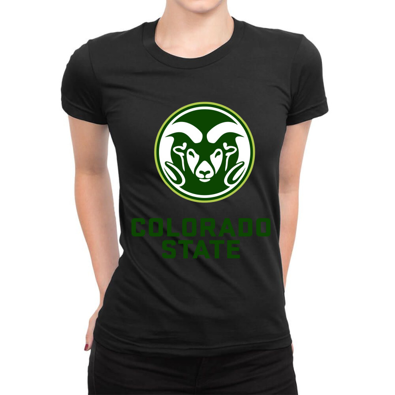 Colorado State Ladies Fitted T-Shirt by Teresa J Jennings | Artistshot