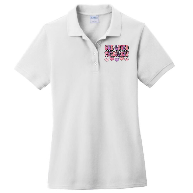 One Loved Psychologist Valentines Day School Psychology T Shirt Ladies Polo Shirt by berkenby | Artistshot