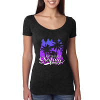 California Surfing Women's Triblend Scoop T-shirt | Artistshot