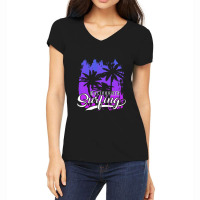 California Surfing Women's V-neck T-shirt | Artistshot