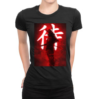 Warrior Red Samurai Ladies Fitted T-shirt | Artistshot