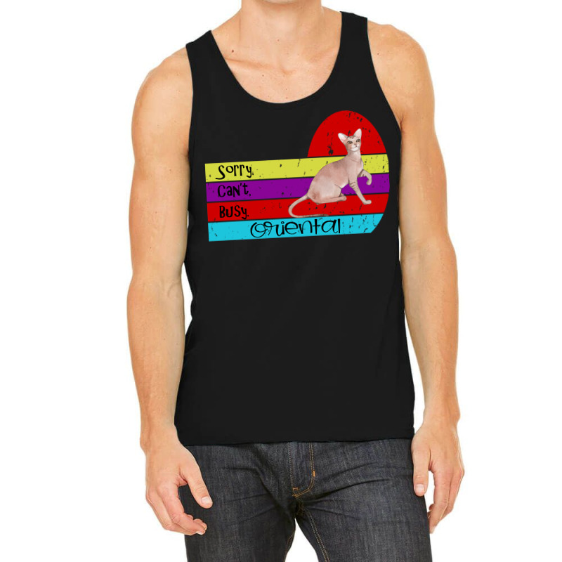 Oriental Cat Sorry Cant Busy Tank Top | Artistshot