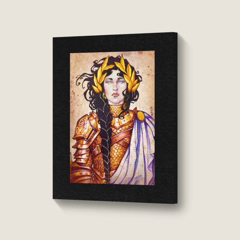 Warrior Women Paladin Art Print Portrait Canvas Print | Artistshot