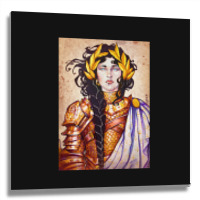 Warrior Women Paladin Art Print Metal Print Square | Artistshot