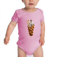 Eggette Bubble Waffle Vanilla Ice Cream,egg Bubble Waffle Van Baby Bodysuit | Artistshot