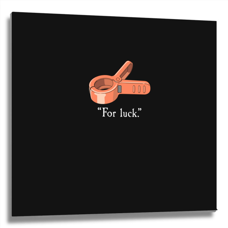 For Luck - Arrietty's Hairclip Metal Print Square | Artistshot