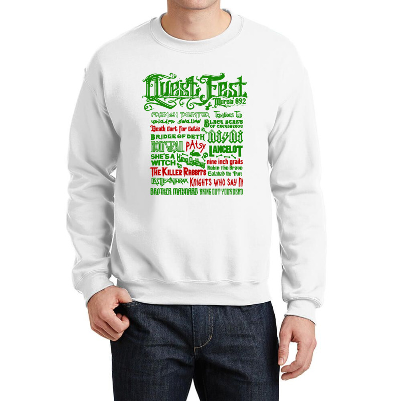 Quest Fest Crewneck Sweatshirt by Anyaran | Artistshot