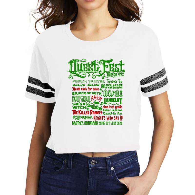 Quest Fest Scorecard Crop Tee by Anyaran | Artistshot